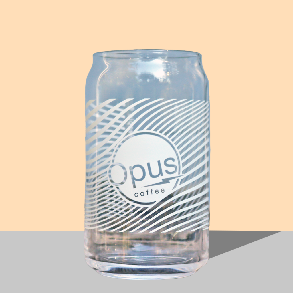 Opus Soda Can Glass